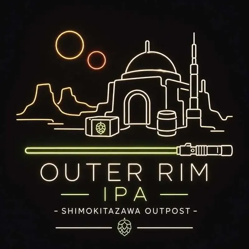 Kitazawa Konishi releases original-label cans of "OUTER RIM IPA" for "Konishi Day" on May 24