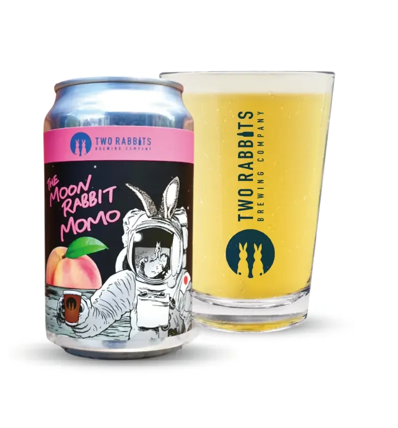 Two Rabbits Brewing releases The Moon Rabbit Momo, a peach session hazy IPA