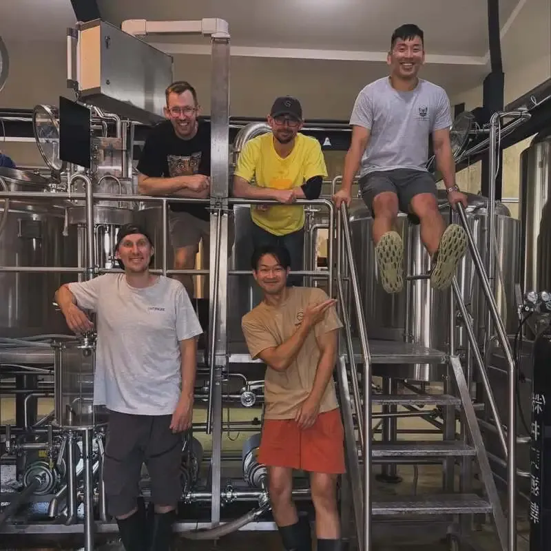 Nomcraft Brewing brews Japanese Cold IPA with Busan’s Wildcat Brewing