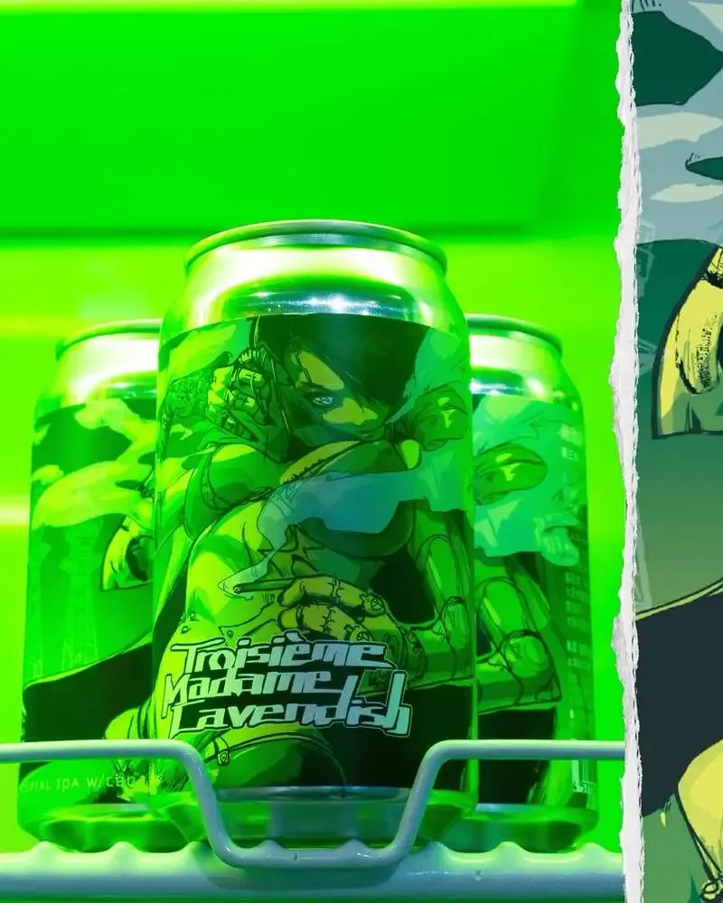 BINGEにDerailleur Brew WorksのCBDビールが新入荷　翌日のTAP TAKEOVERに向けて