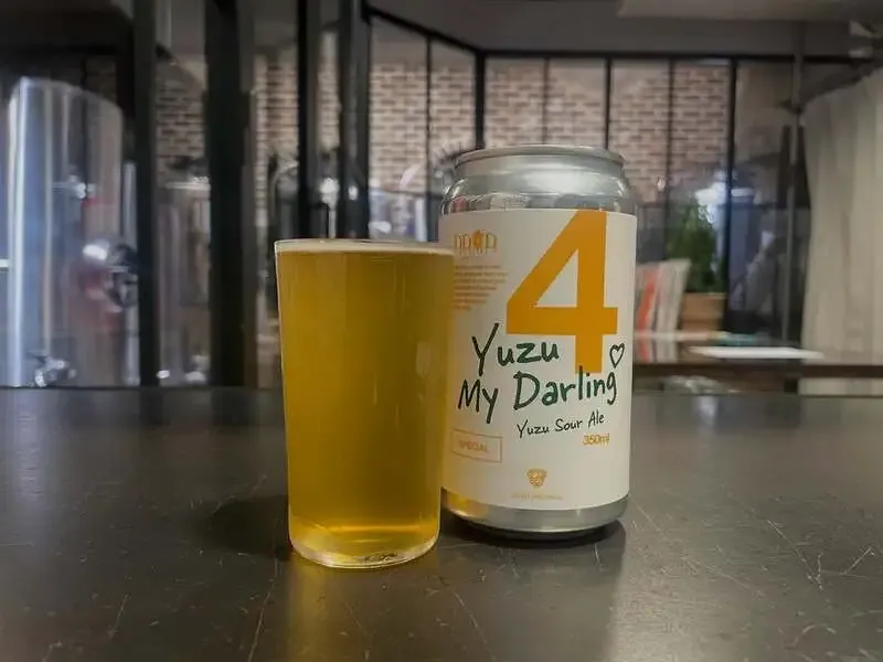 DD4D BREWING & CLOTHING STOREで「Yuzu My Darling」開栓、パイント1000円