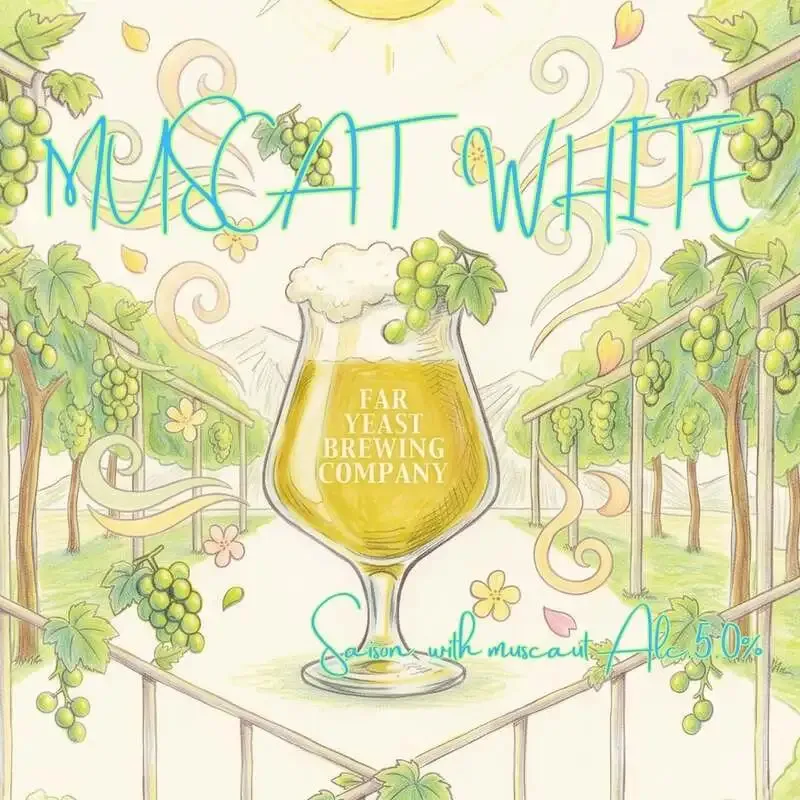 Far Yeast Tokyo Brewery & Grill taps Muscat White, a 5.0% muscat saison