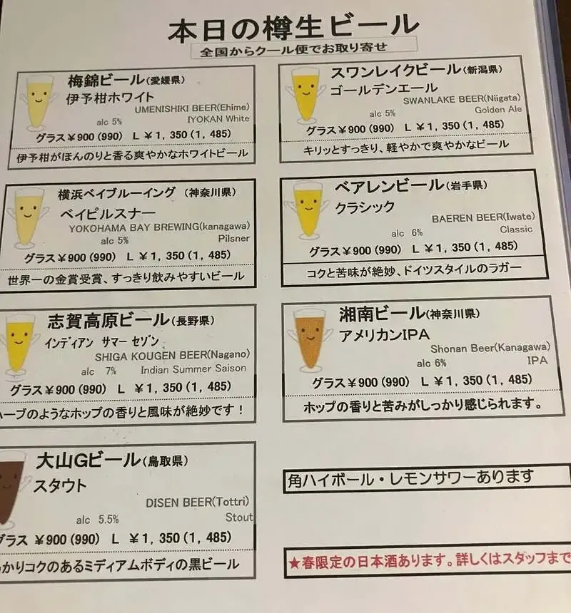 Craftbeer&cafe 蔵くら、4月26日のタップに梅錦・ベアレンなど7ブランド