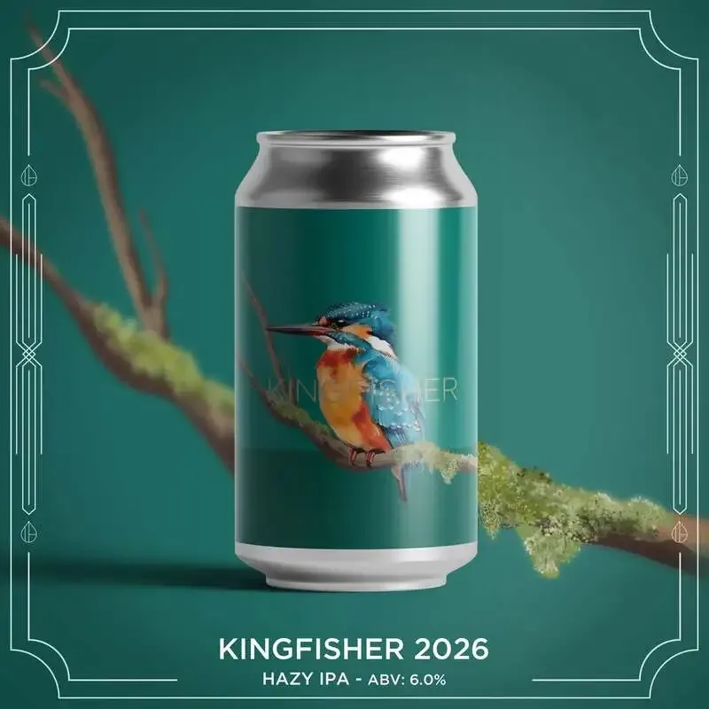 インクホーンブルーイングがHazy IPA「Kingfisher 2026」を発表