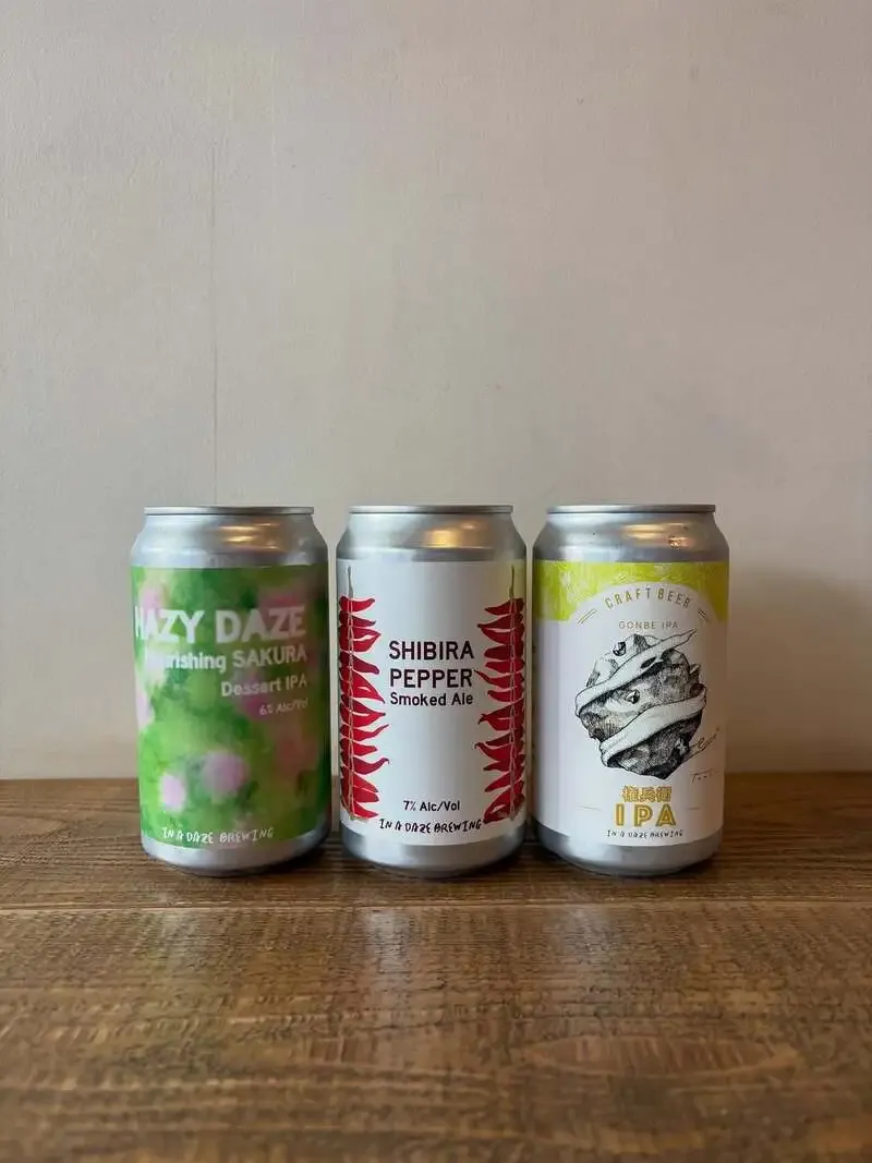 お菓子と麦酒でIna Daze Breweryの個性派3種が開栓