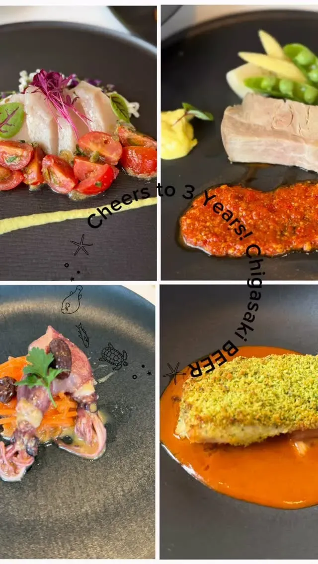 Chigasaki BEER&Villa、3周年記念の特別コースを4月25日から提供