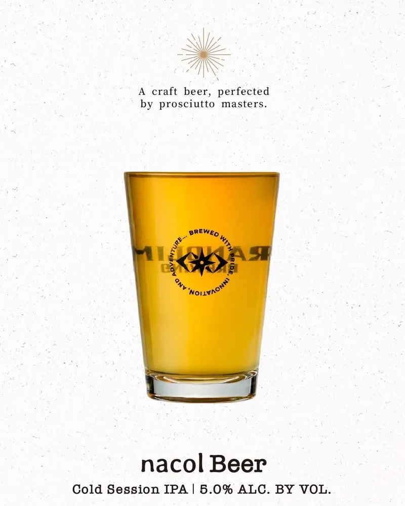 Grandline Brewing launches collaboraton beer “nacol Beer” with the prosciutto-focused restaurant nacol