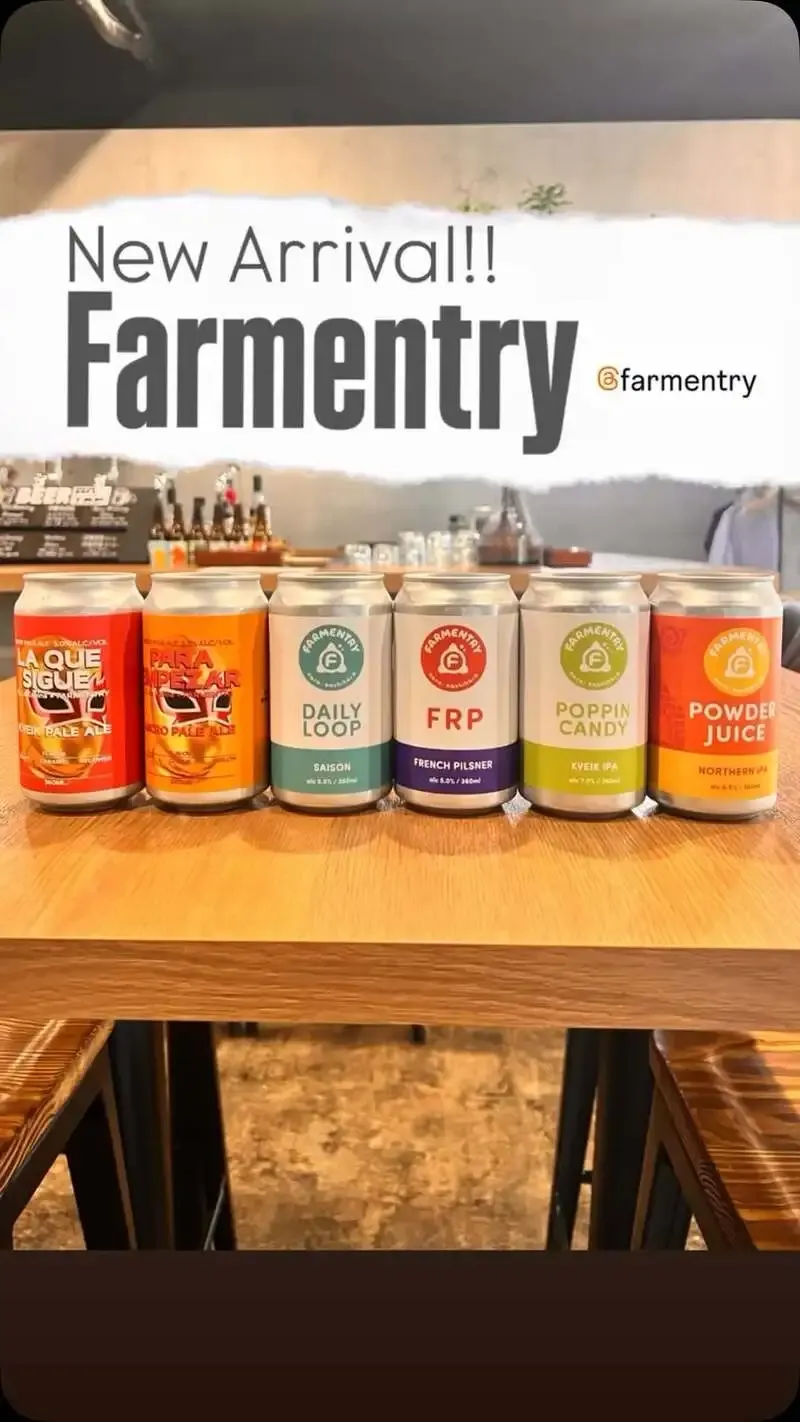 Potluck_cbbにFarmentryの6種が新入荷、奈良のゲストビールを提供