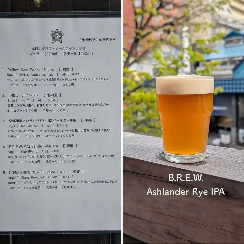 モヤモヤベースでB.R.E.W.「Ashlander Rye IPA」が開栓