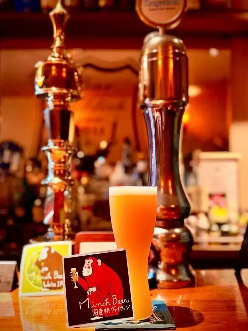 奈良・Bar Fiddichで箕面ビール「国産桃ヴァイツェン 白鳳Ver.」が開栓