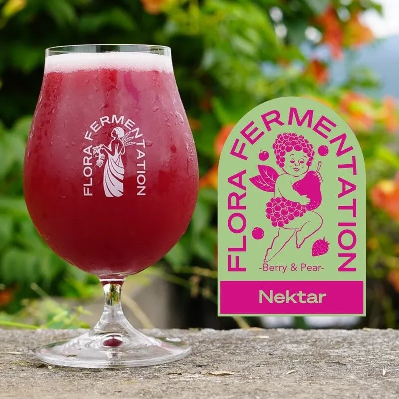 Canal brewing Taps FLORA FERMENTATION's Nektar - Berry & Pear-