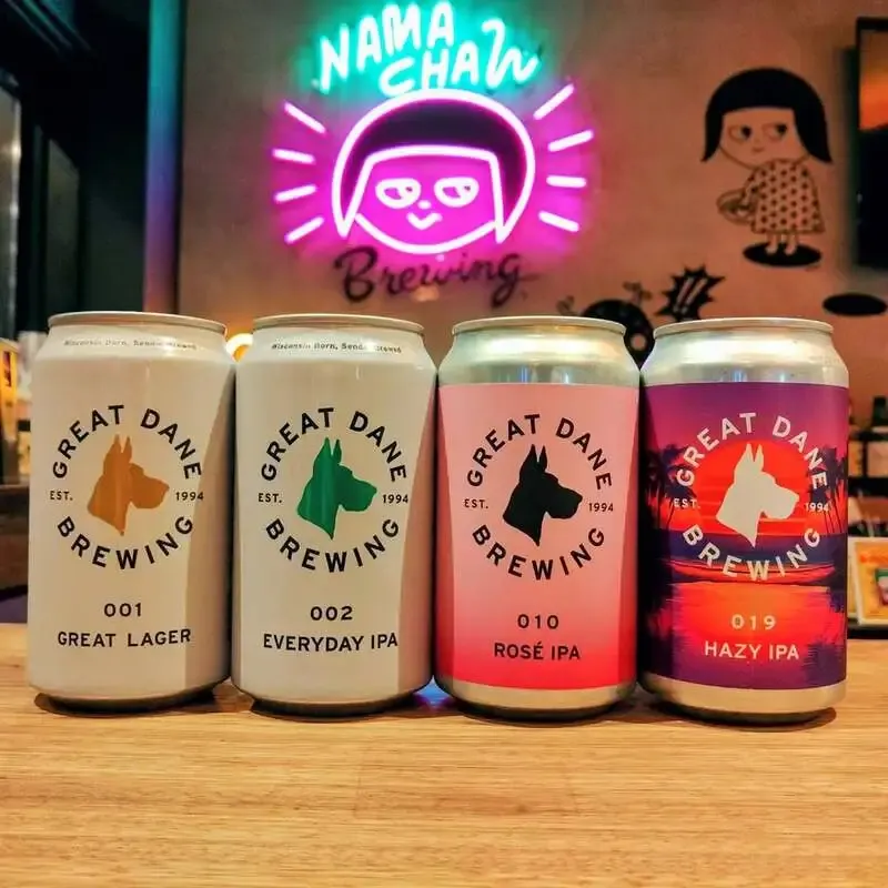 NAMACHAんスタンド北池袋店にGREAT DANE BREWINGの缶ビール4種が入荷