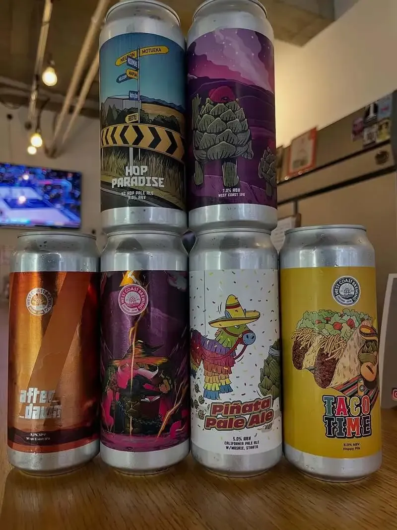 Bucket Coffee&CraftBeerにWest Coast Brewingの缶6種が到着