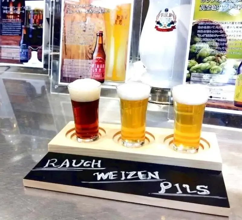 シルバンズで富士桜高原麦酒3種飲み比べプランを春に提供開始