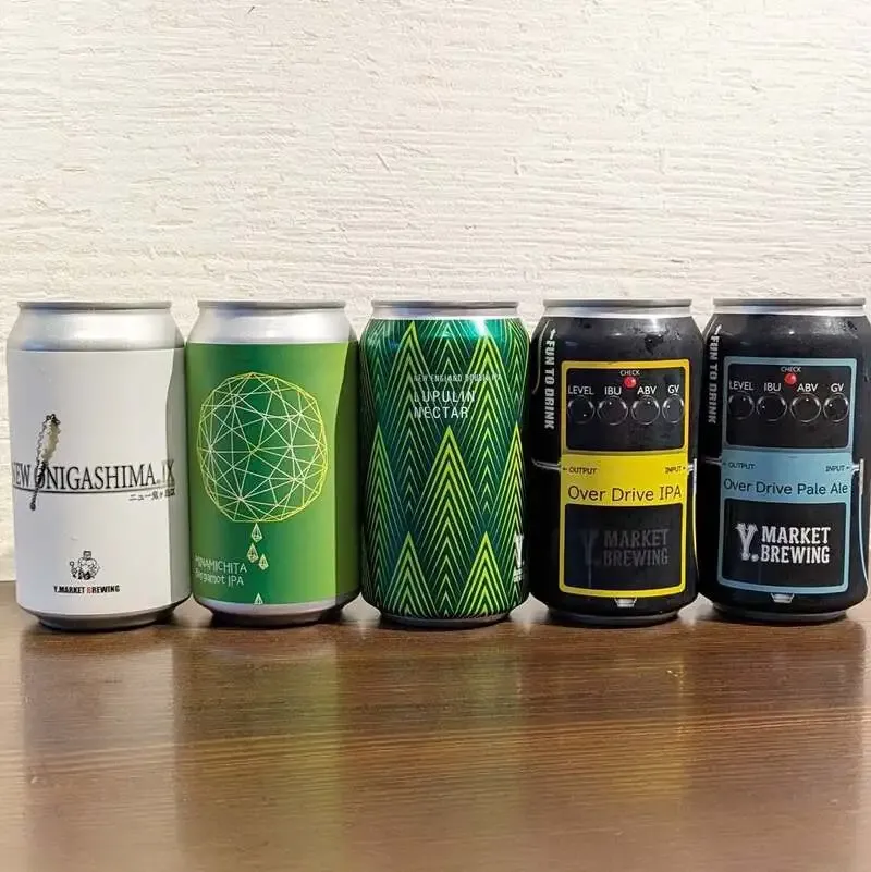 Craftbeer Sloth HouseにY.MARKET BREWINGの5種ゲストビール登場