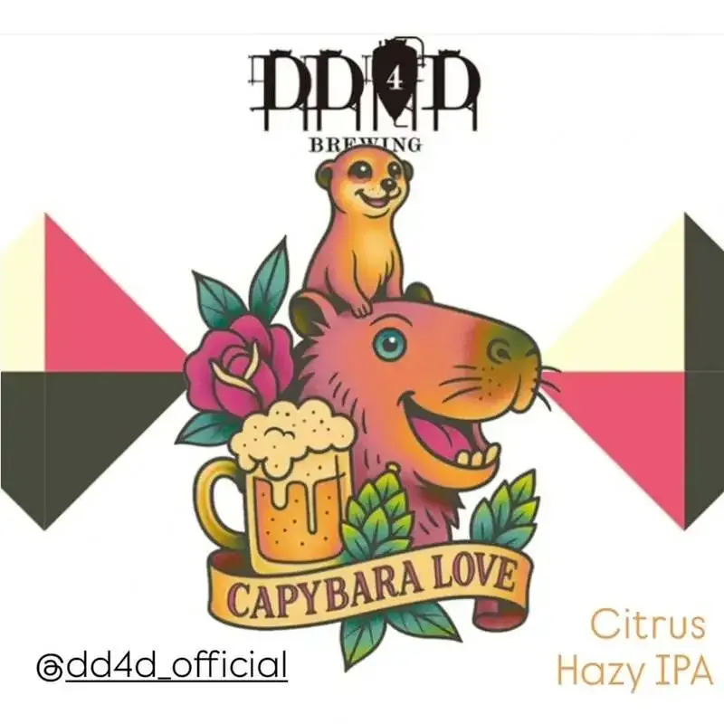 craft beer BLUEでDD4D「Capybara Love」と京都醸造「いろとりどり NZピルス編」開栓
