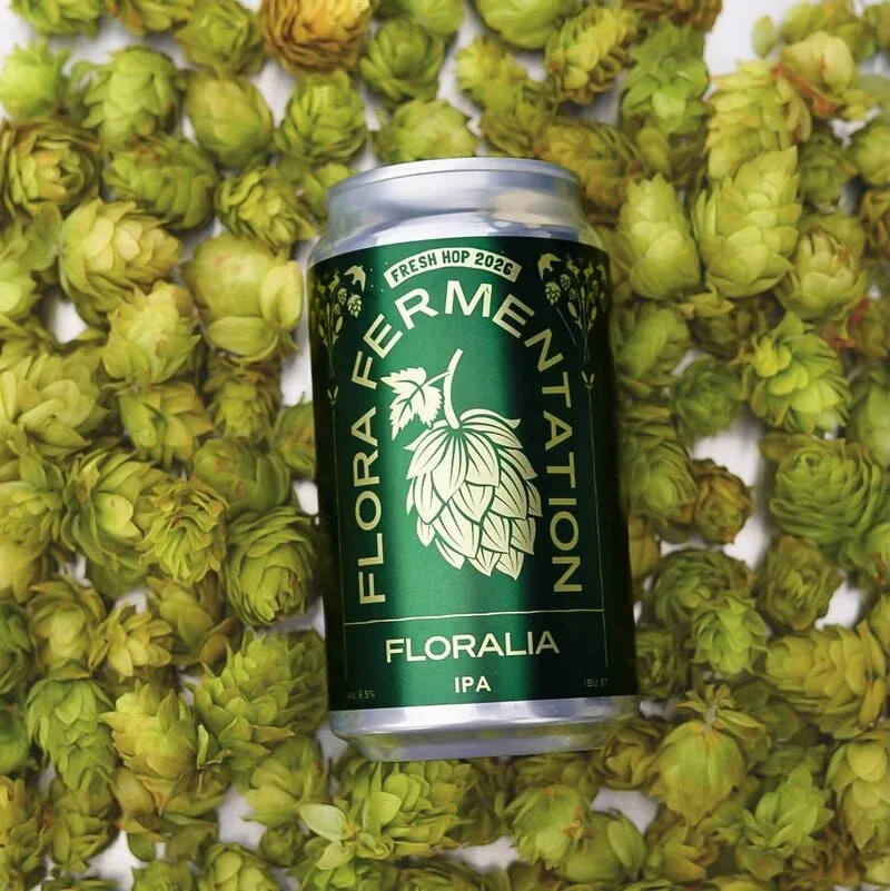 フローラ ファーメンテーションが自社栽培ホップの「FLORALIA IPA」を発売
