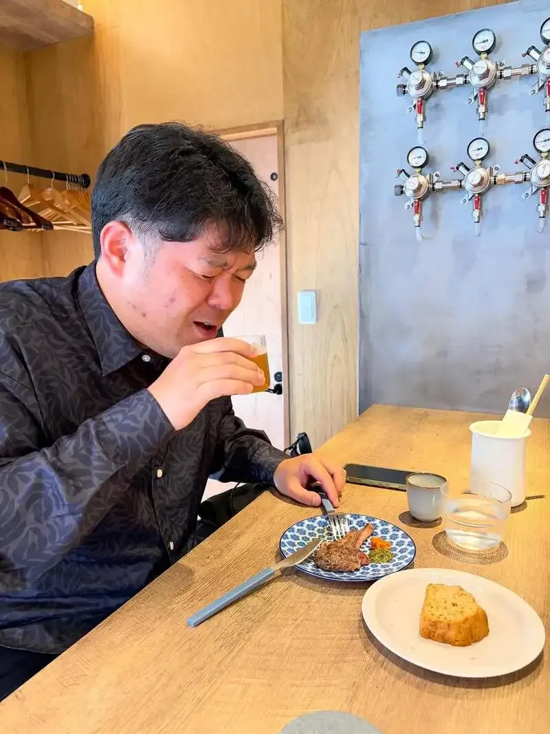 HIFUMIYO BREWINGのFUDOでNEGI SHIZUKAとラムチョップを提案