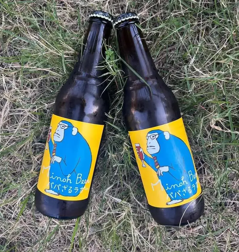 Beer House Hobbitで箕面ビール「パパざる・おさる・こざる」3樽開栓