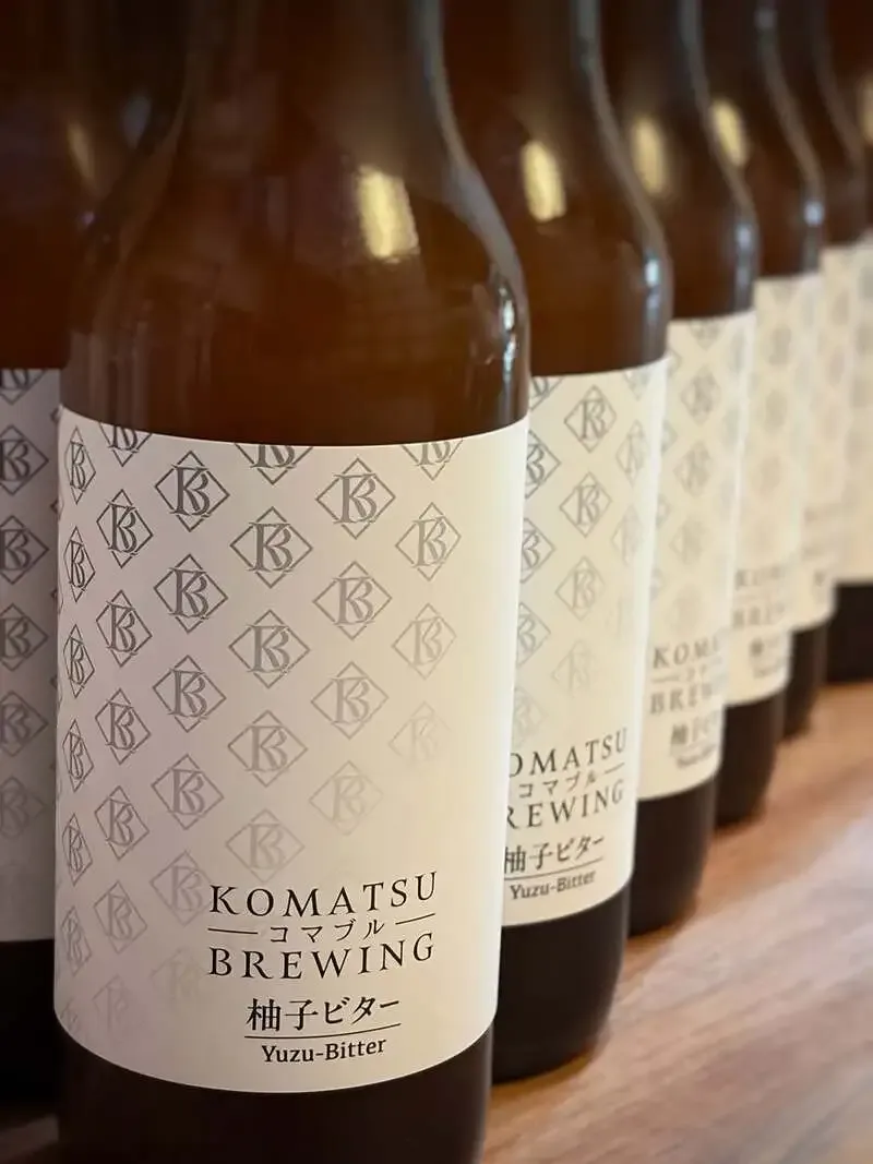 コマツブルーイング、地元産ゆず香る柚子ビター瓶の再入荷を案内