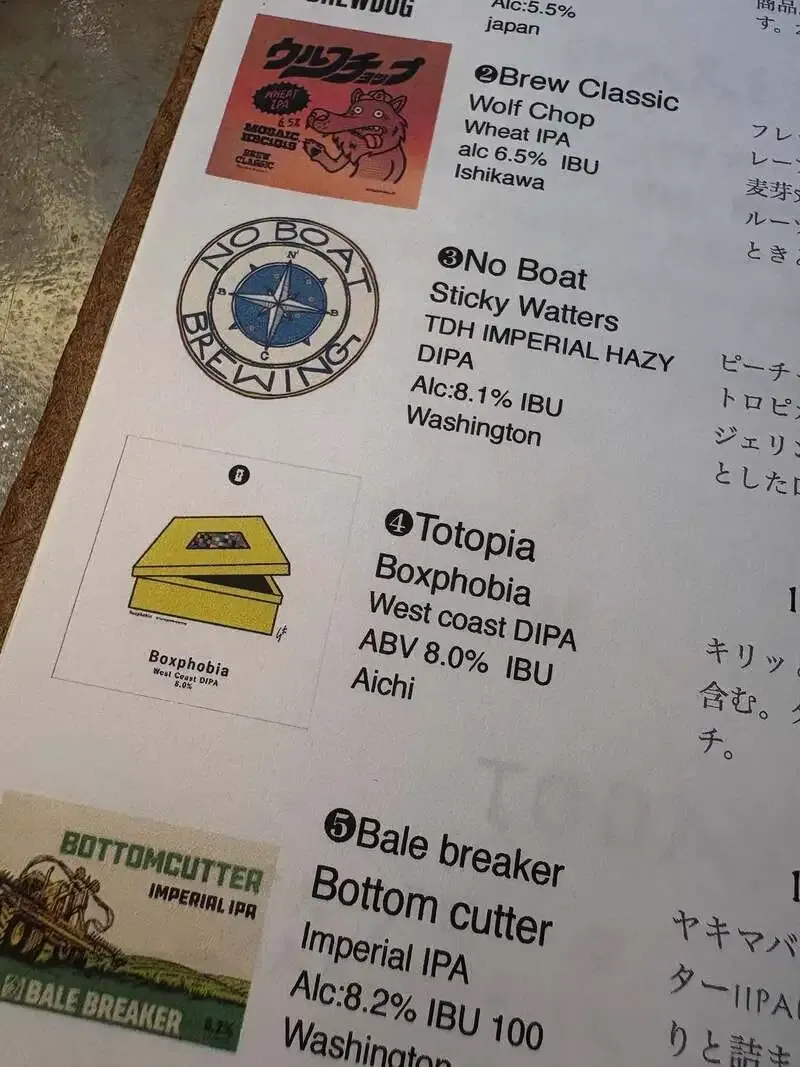 Beer Pub Camden池袋東口店でTotopia Brewery『Boxphobia』開栓