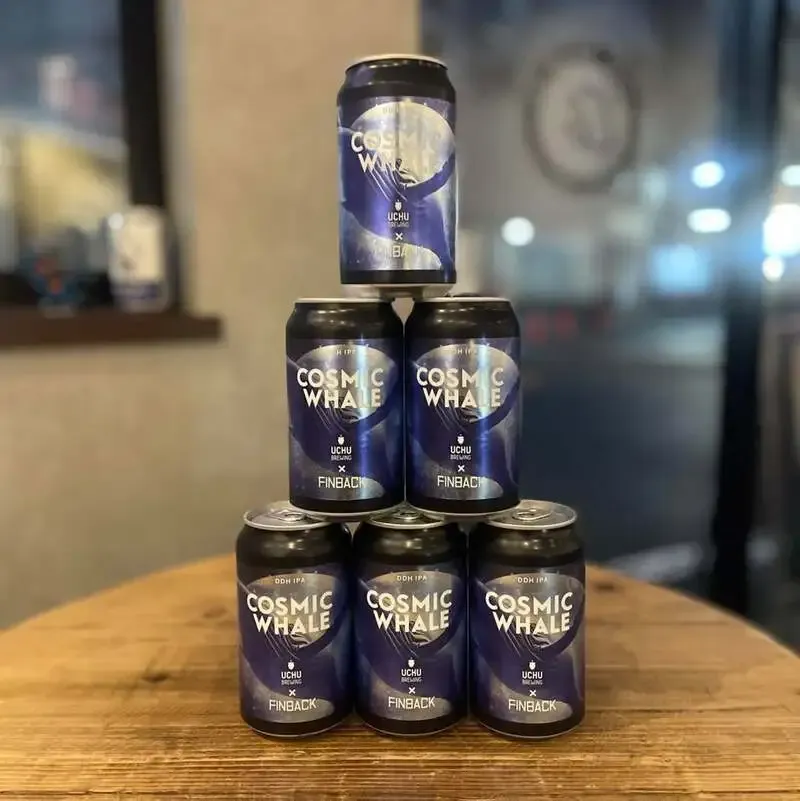 Canal brewingにうちゅう×FINBACKのコラボ「COSMIC WHALE」入荷