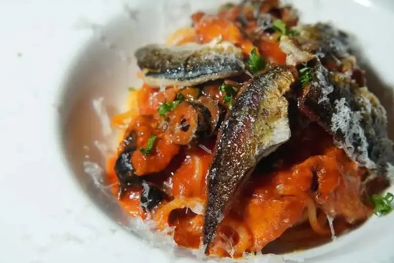 Seasonal Sanma Puttanesca and Four Craft Beers at Yoshioka in Umegaoka