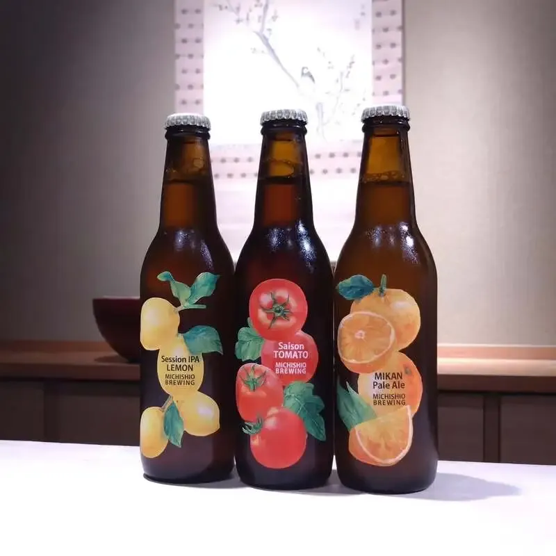 寿し処 翠月、ミチシオブリューイングの地元クラフトビール3種を案内