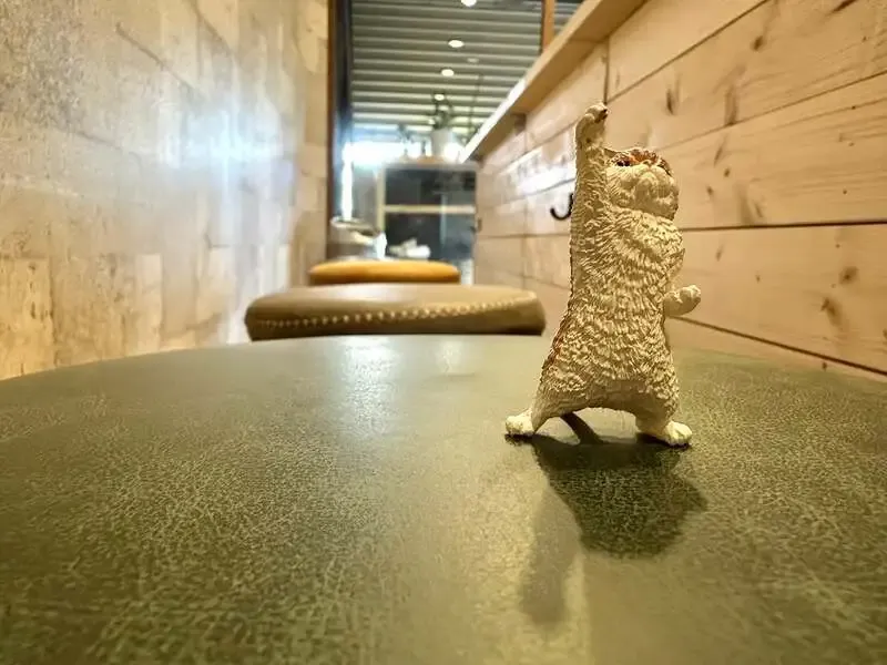 クラフトビアスポット ハトホルで「ア ラ プレイヤ」と「猿山鹿男」が開栓