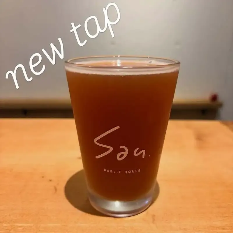 San.publichouseにmichishio_brewingのLA!LA!LIME IPAが開栓