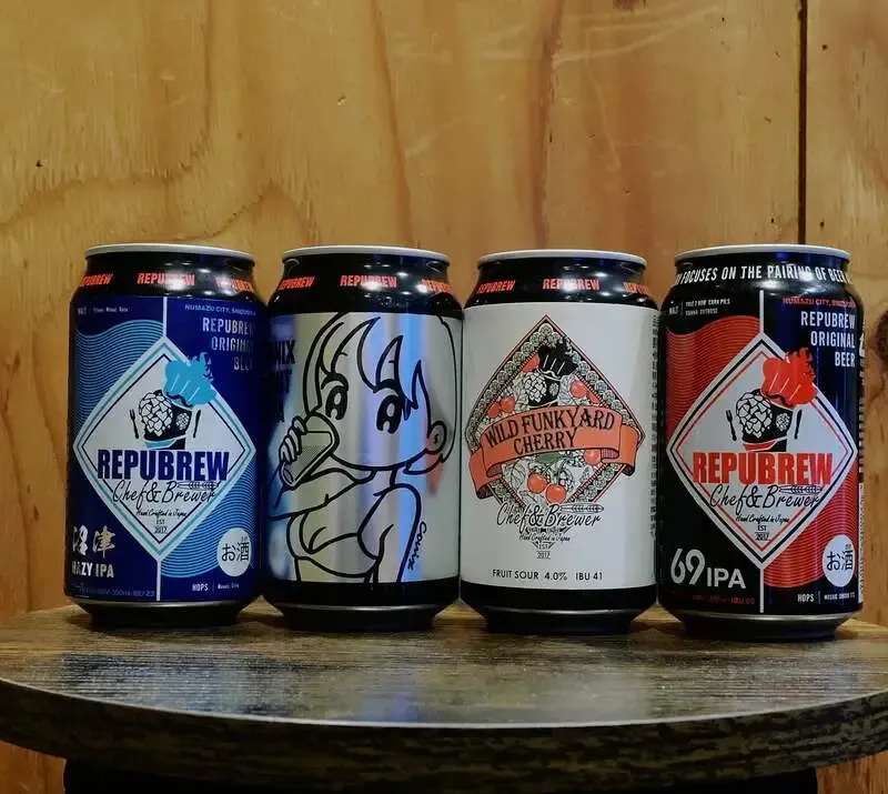中延の伊豆屋商店に静岡・REPUBREWの4液種が入荷　BRUT IPAも