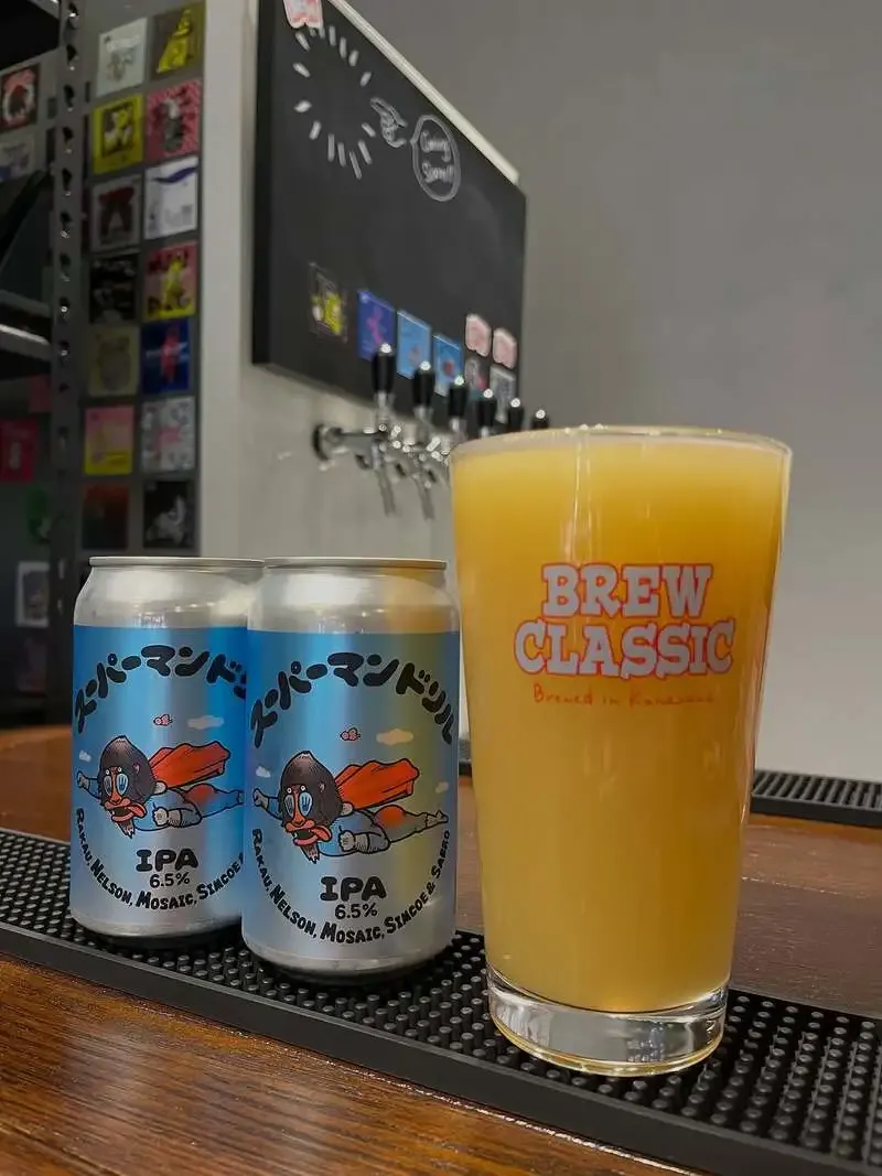 金沢のBREW CLASSICで新作IPA「スーパーマンドリル」登場