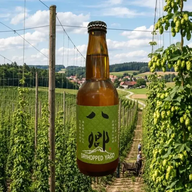 Beer House Hobbitで大山Gビール「毬花八郷」開栓、樽生6種を案内