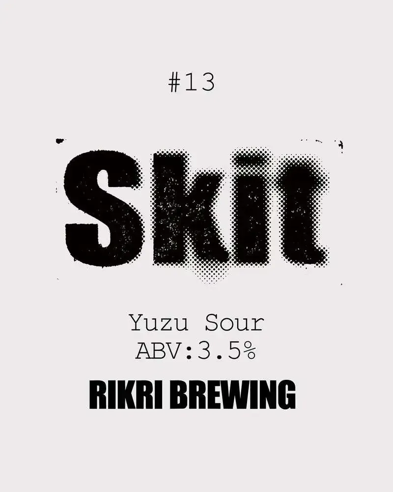 RIKRI BREWING、ゆず香る3.5%のYuzu Sour「Skit」を紹介