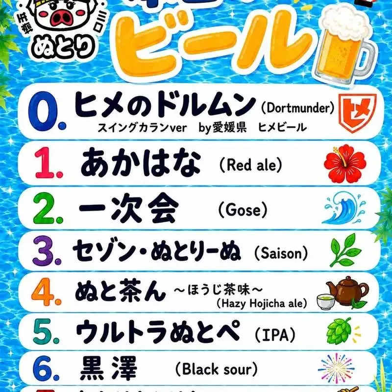 ぬとりブルーイング、8月7日営業で新作ライスエール『ごはん』を提供