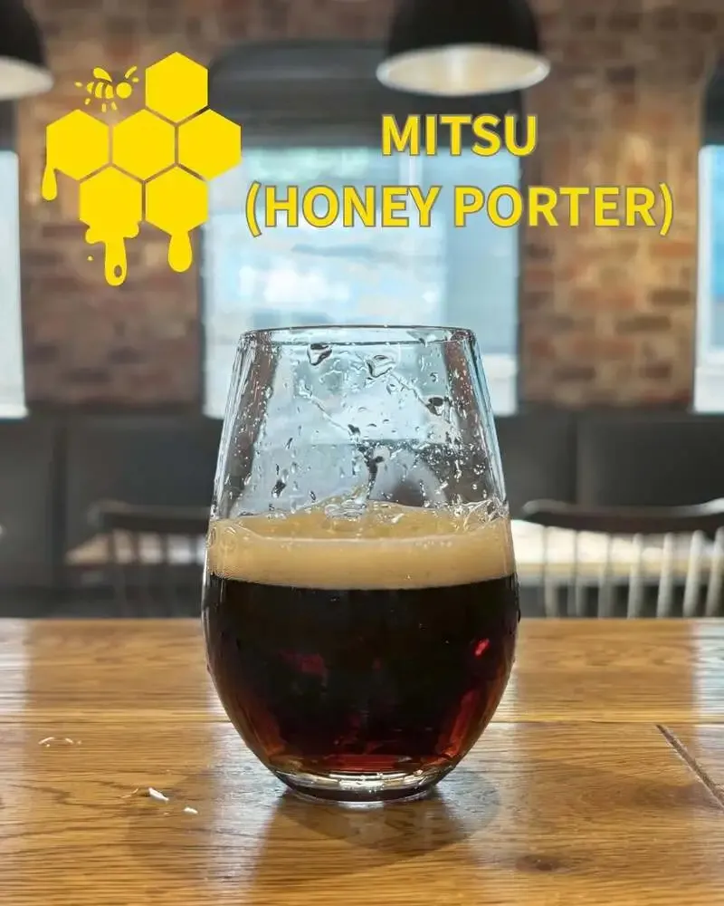 Brasserie Knot’s “MITSU” Tapped at P2B Haus in Kichijoji: A Dark Beer with a Honey Aroma