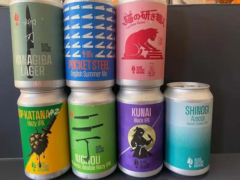 クラフトビールショップ トライアングルにBlade Factory Brewing中心の7種が入荷