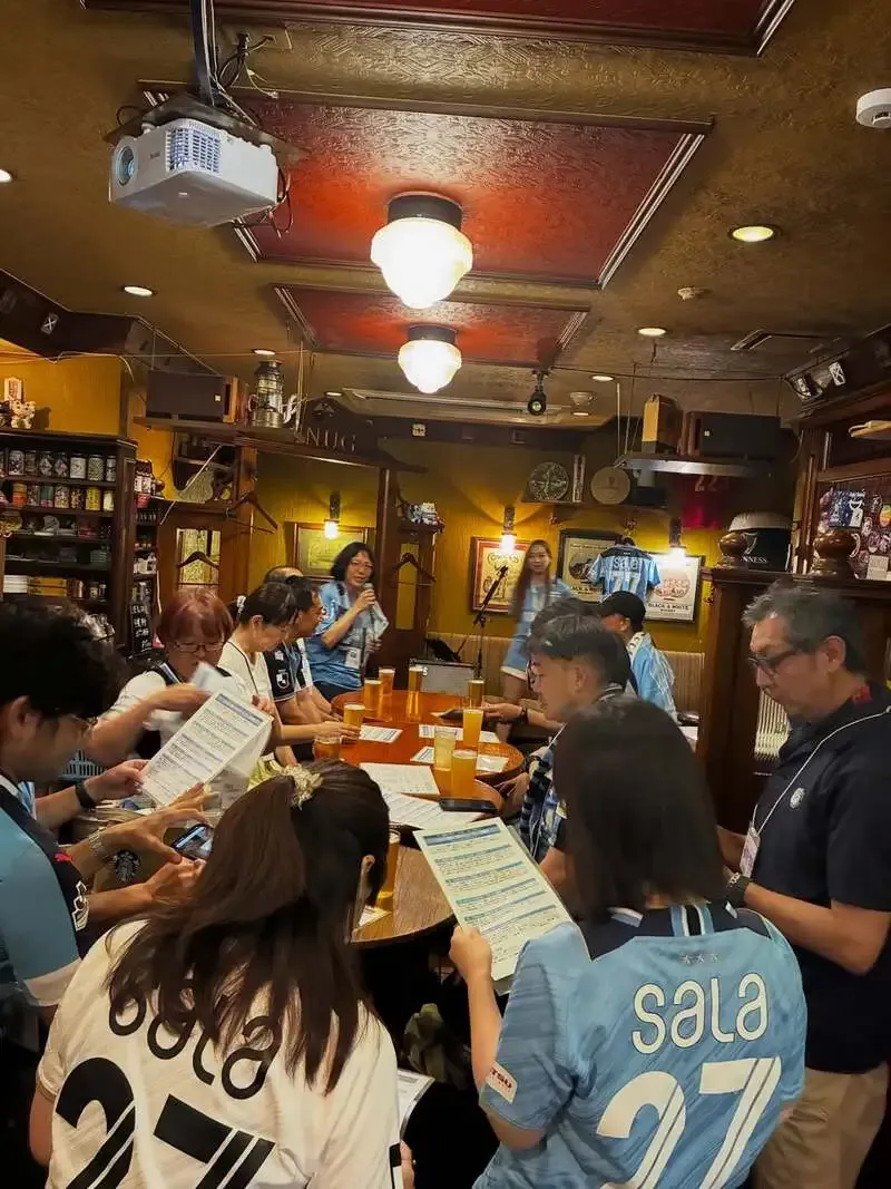 五反田のThe Grafton、ジュビロ磐田決起集会後にゲスト樽2種を開栓