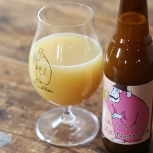 神田KARAKURIで箕面ビール『Vit Natt IPA』開栓　BREWSKI由来のHazy IPA