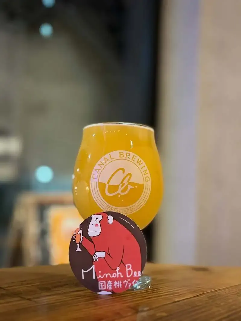 Canal brewingで箕面ビール「桃ヴァイツェン 早生ver.」がオンタップ