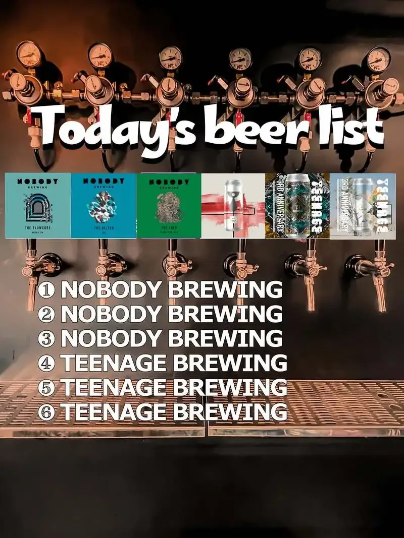 岐阜・BEER&CRAFTでTEENAGE BREWINGとNOBODY BREWINGの6本が開栓