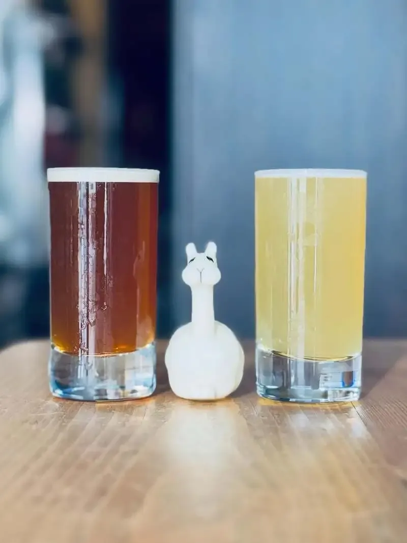 三鷹のBeer shop Llamaで新規開栓、うしとらと志賀高原ビールの2種