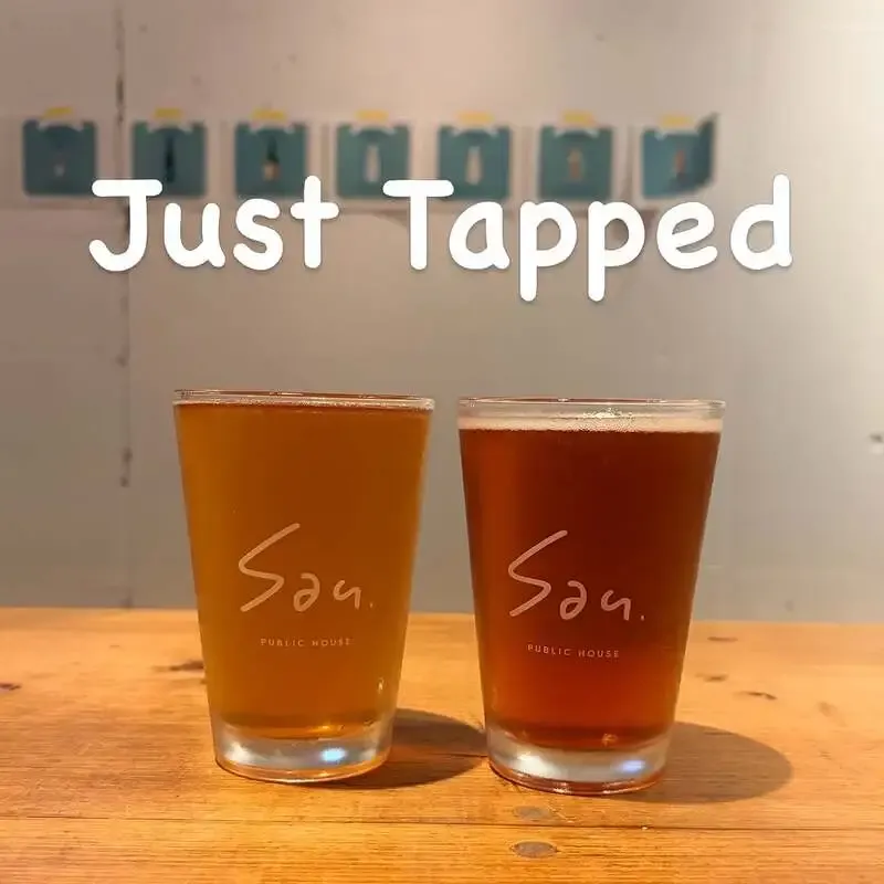 San.publichouseでmichishio_brewingとnarabrewingcoの2種が開栓