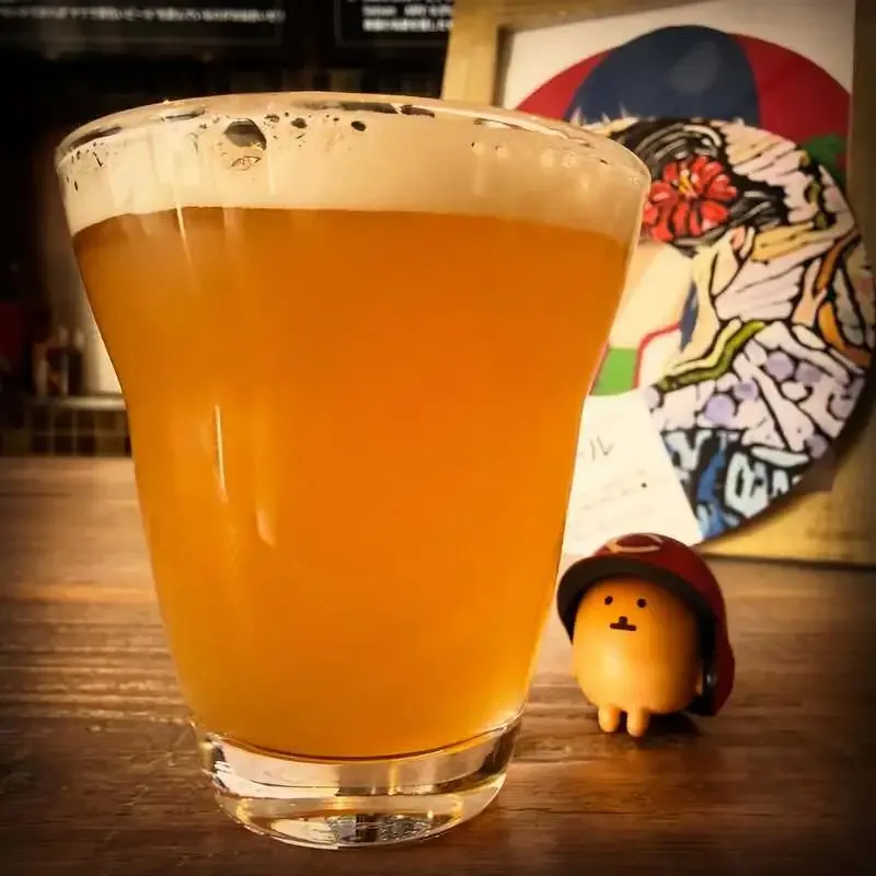 広島・クラフトビールバーmugiでBaird Beer『セゾンさゆり』開栓