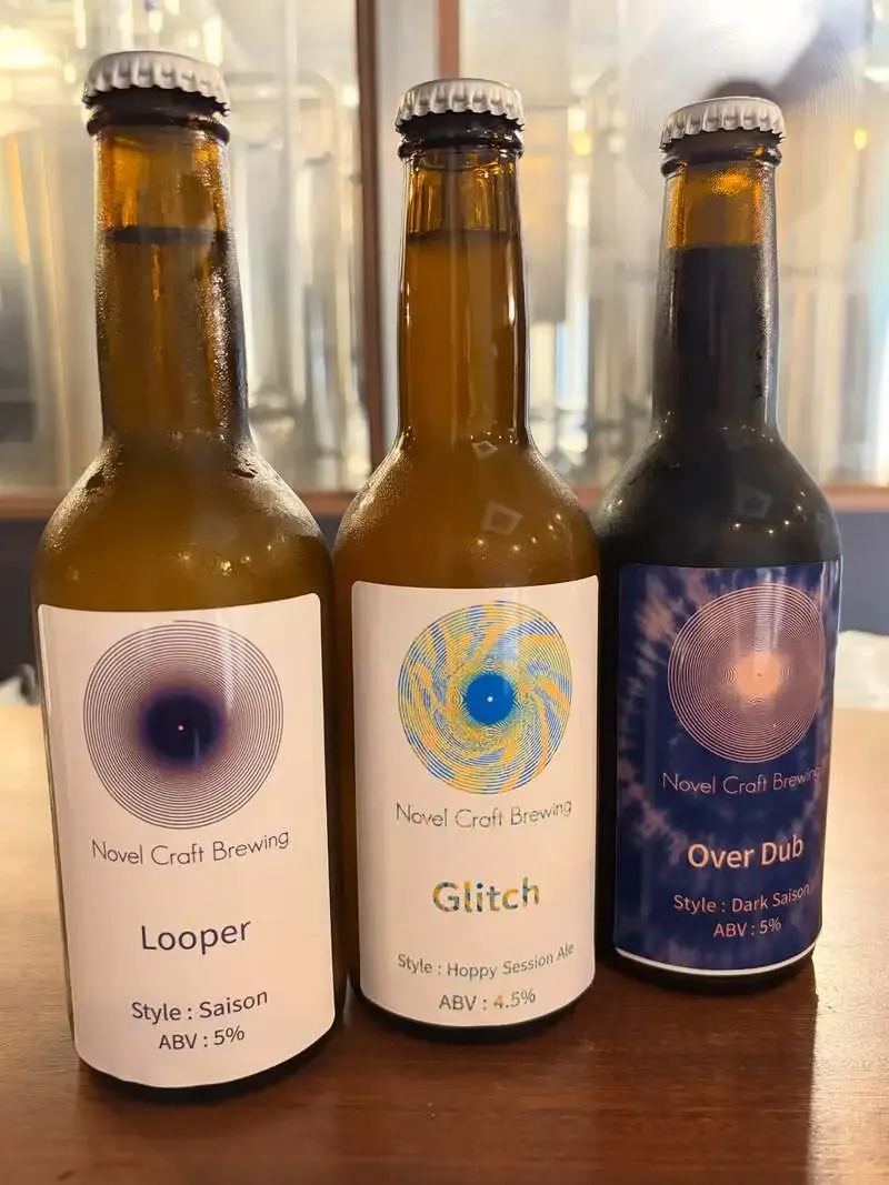 Novel Craft Sells Three House-Brewed Beers in Bottles, Also Serving Them In-House