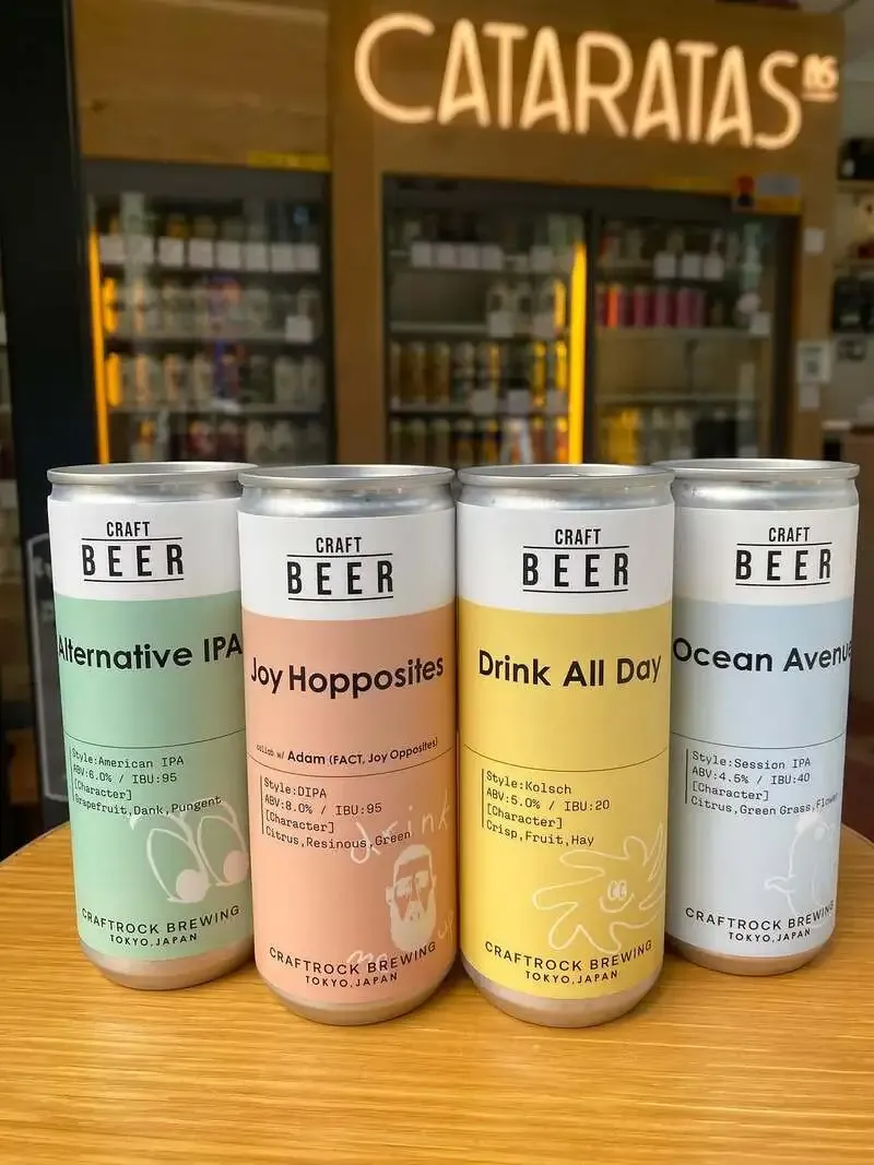 CATARATAS BOTTLE SHOP adds four cans from CRAFTROCK BREWING