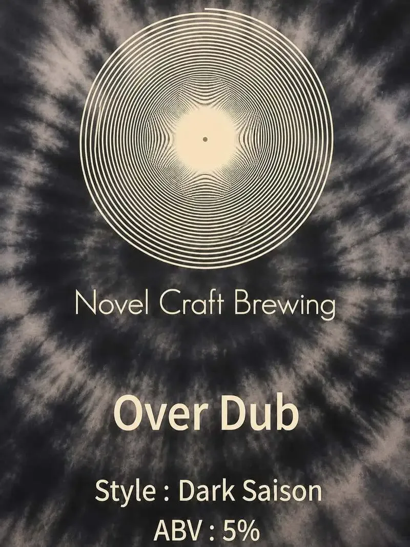 Novel Craft Brewing Announces Dark Saison "Over Dub" in Bottles Too