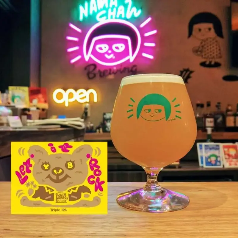 NAMACHAんスタンド北池袋店でYellow Beer Works『Let it rock』開栓