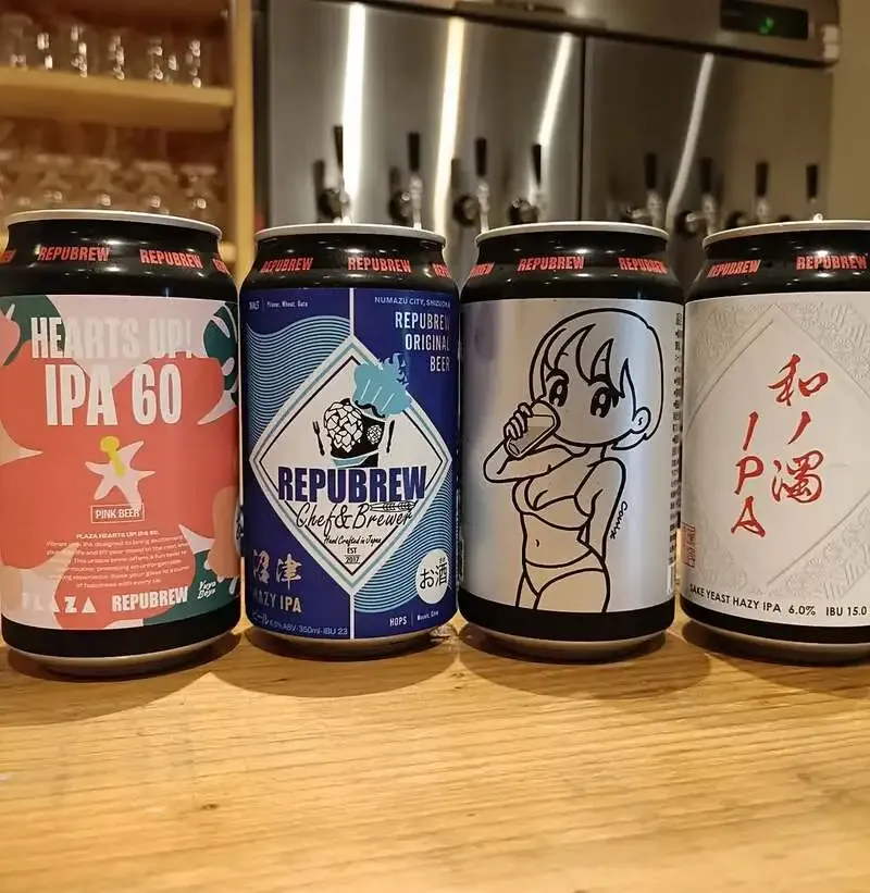 南柏の「2階のクラフトビール屋つむぎ」にRepubrew缶4種が入荷