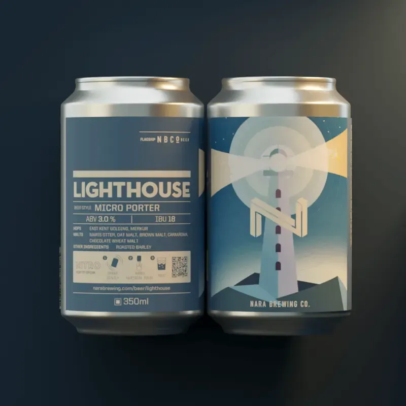 奈良醸造、3.0%のマイクロポーター「LIGHTHOUSE」を通年販売へ